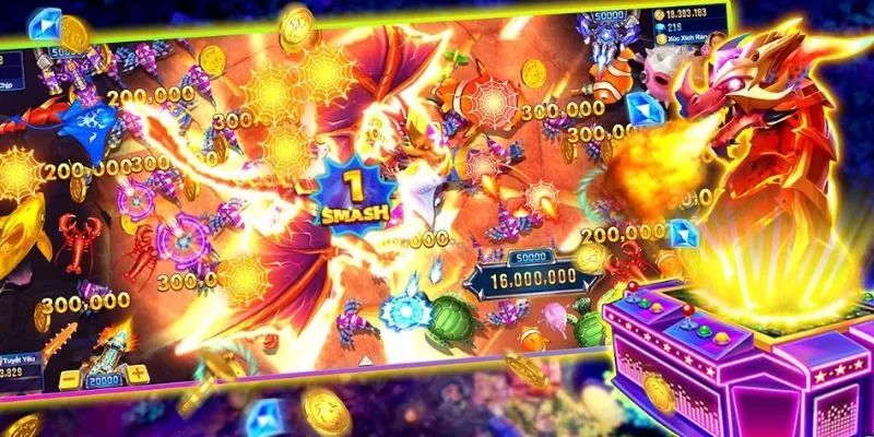 Bắn cá Ngũ long 9win thách đấu rồng huyền thoại